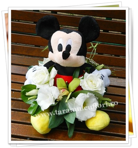 Aranjamente florale botez-Mickey Mouse.6943